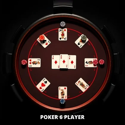Poker 6 Player table dealt live for 99exch players